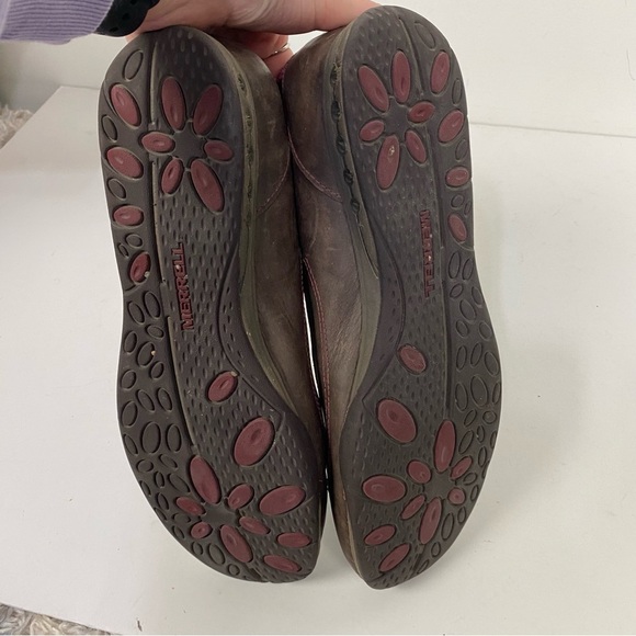 Merrell Ortholite brown leather slip on flats - Picture 6 of 6